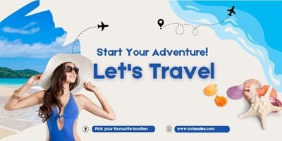 Blue and Gray Minimalist Travel YouTube Display Ad (1)